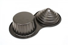 Tin - Giant Cupcake Pan (Dline)