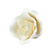 Flower - Rose - Ivory - Med (jl))