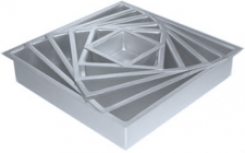 Tin - Square - 4" - 100mm