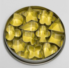 Cutter - Shapes 12 Pc 10cm - Tin