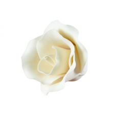 Flower - Rose - White - Med (jl))