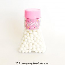 Sprink'd - Sugar Balls - White - 8mm - 100G