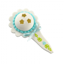 Flower - Sugar Rattle - Blue