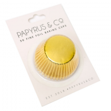 Cupcake Case - Foil - Gold - 50 Pack - 650 