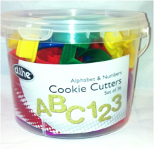Cutter - Alphabet And Numbers Set (36 Pcs)