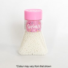 Sprink'd - Sugar Balls - White - 4mm - 120G