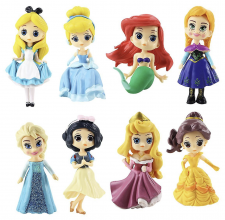Figurines - Disney Princess "Cute" Set 8